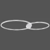 Plafonnier Paul Neuhaus Q-Kate Led Aluminium, 1 Lumiere, Telecommandes