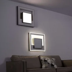 Plafonnier Paul-Neuhaus Q-Alta Led Noir, 1 Lumiere, Telecommandes