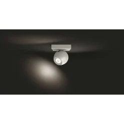Plafonnier Philips Hue Buckram Led Blanc, 1 Lumiere