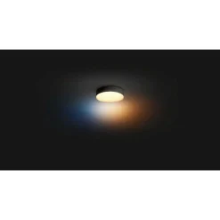 Plafonnier Philips Hue Enrave Led Noir, 1 Lumiere, Telecommandes