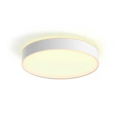 Plafonnier Philips Hue Enrave Led Blanc, 1 Lumiere, Telecommandes