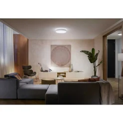 Plafonnier Philips Hue Enrave Led Blanc, 1 Lumiere, Telecommandes