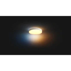 Plafonnier Philips Hue Enrave Led Blanc, 1 Lumiere, Telecommandes