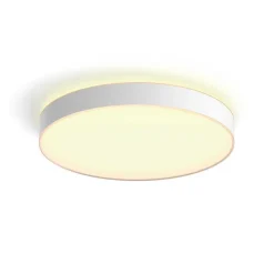 Plafonnier Philips Hue Enrave Led Blanc, 1 Lumiere, Telecommandes
