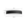 Plafonnier Philips Hue Enrave Led Noir, 1 Lumiere, Telecommandes