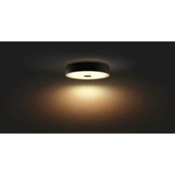Plafonnier Philips Hue Fair Led Noir, 1 Lumiere, Telecommandes