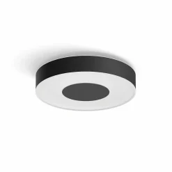 Plafonnier Philips Hue Infuse Led Noir, 1 Lumiere, Changeur De Couleurs