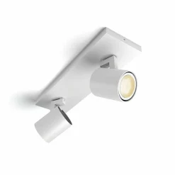 Plafonnier Philips Hue Runner Led Blanc, 2 Lumieres, Telecommandes