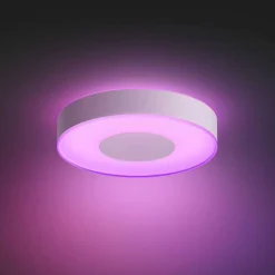 Plafonnier Philips Hue Xamento Led Blanc, 1 Lumiere, Changeur De Couleurs