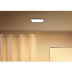 Plafonnier Philips Wiz Led Noir, 1 Lumiere