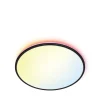Plafonnier Philips Wiz Rune Led Noir, Blanc, 1 Lumiere, Changeur De Couleurs