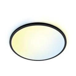 Plafonnier Philips Wiz Superslim Led Noir, 1 Lumiere