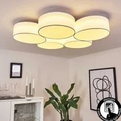 Plafonnier Purus Led Blanc, 1 Lumiere