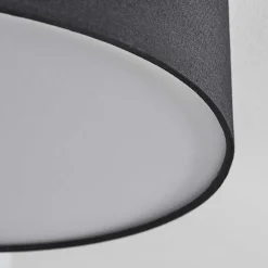 Plafonnier Purus Led Noir, 1 Lumiere