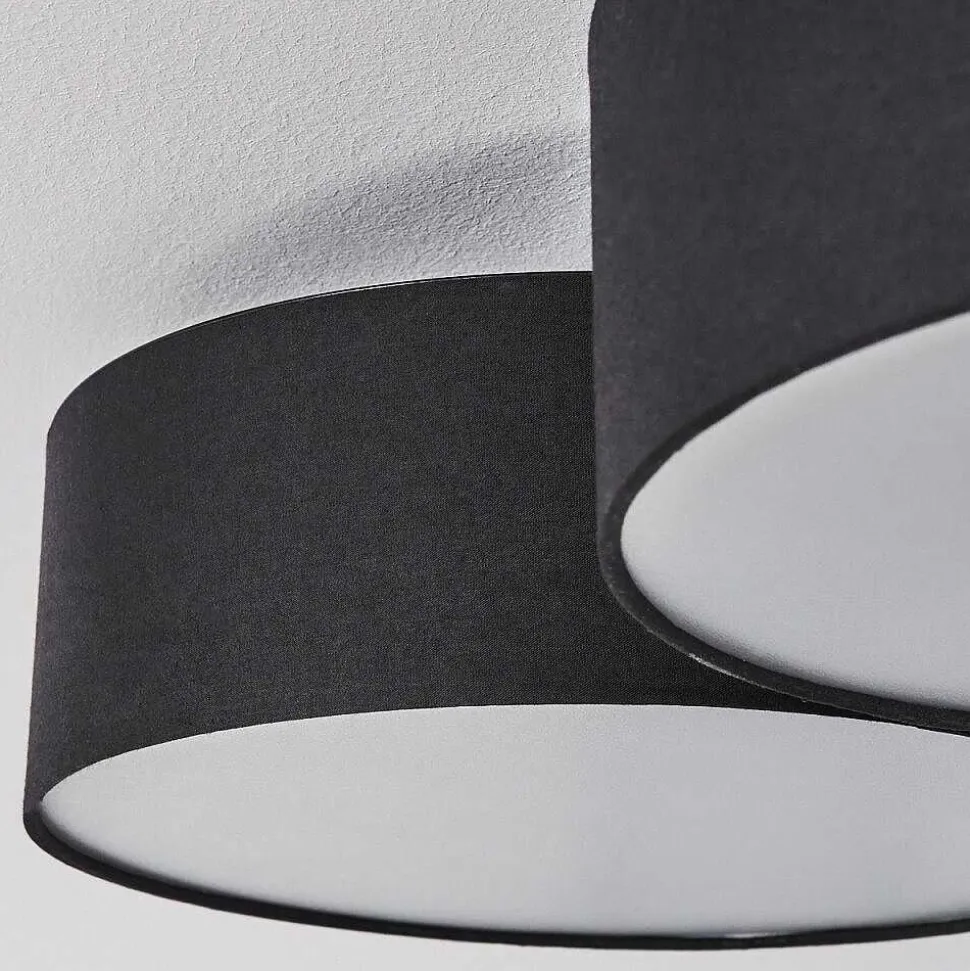 Plafonnier Purus Led Noir, 1 Lumiere