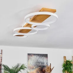Plafonnier Rodekro Led Ecru, Blanc, 1 Lumiere