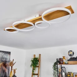 Plafonnier Rodekro Led Ecru, Blanc, 1 Lumiere