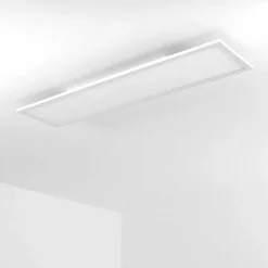 Plafonnier Salmi Led Blanc, 1 Lumiere, Telecommandes, Changeur De Couleurs