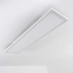 Plafonnier Salmi Led Blanc, 1 Lumiere, Telecommandes, Changeur De Couleurs
