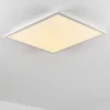 Plafonnier Salmi Led Blanc, 1 Lumiere, Telecommandes, Changeur De Couleurs