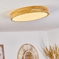 Plafonnier Samaira Led Ecru, 1 Lumiere