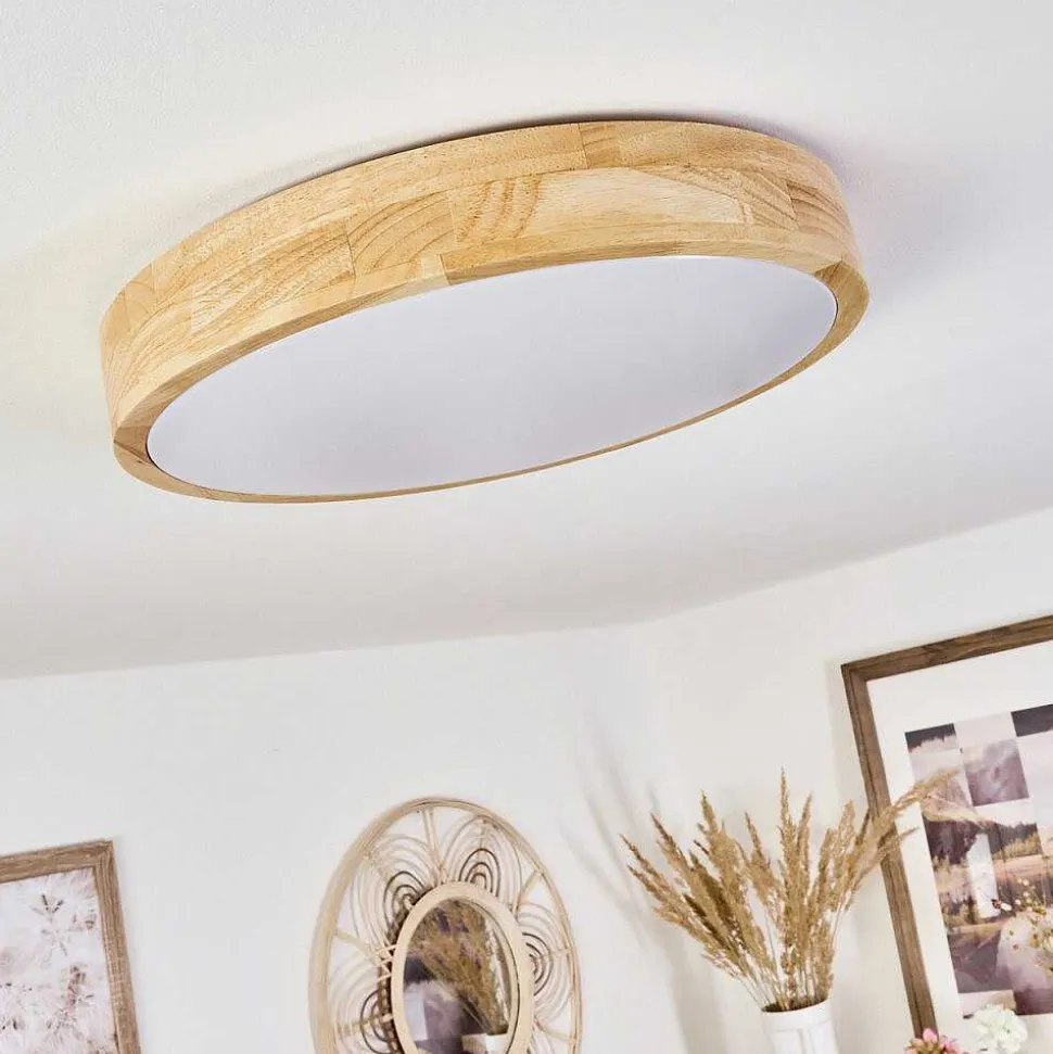 Plafonnier Samaira Led Ecru, 1 Lumiere