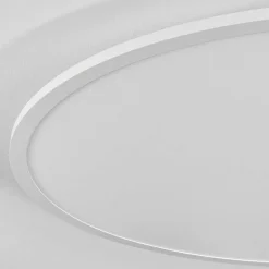 Plafonnier Sani Led Blanc, 1 Lumiere, Telecommandes, Changeur De Couleurs