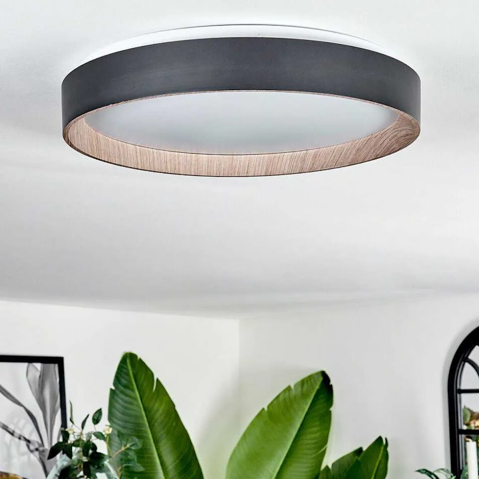 Plafonnier Sassemte Led Blanc, 1 Lumiere