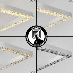 Plafonnier Serranos Led Aluminium, 1 Lumiere
