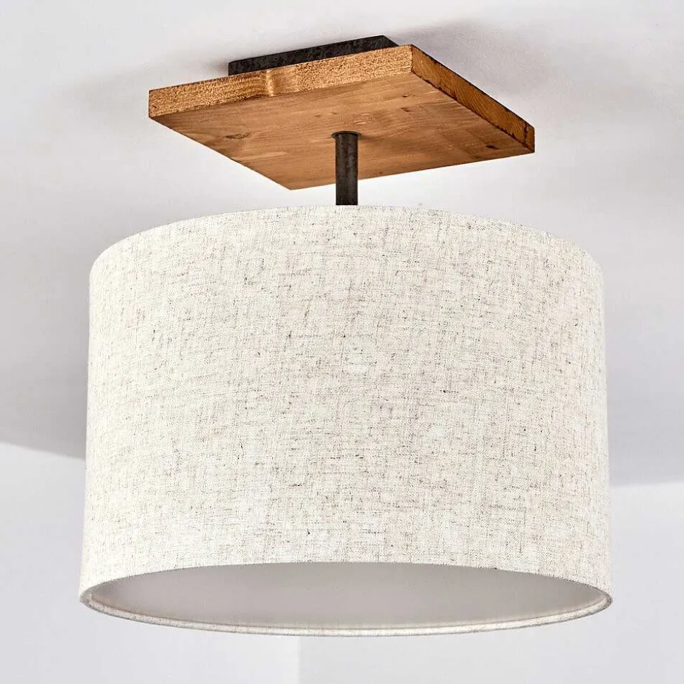 Plafonnier Shiburg Bois Clair, 1 Lumiere