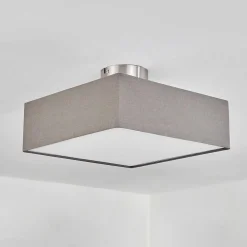 Plafonnier Taboga Nickel Mat, 2 Lumieres