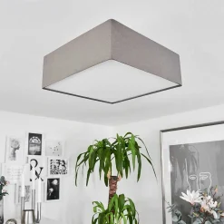 Plafonnier Taboga Nickel Mat, 2 Lumieres