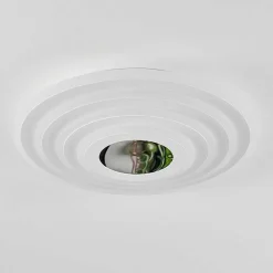 Plafonnier Takok Led Blanc, 1 Lumiere, Telecommandes
