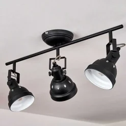 Plafonnier Tita Noir, 3 Lumieres