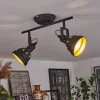 Plafonnier Tita Noir, 2 Lumieres