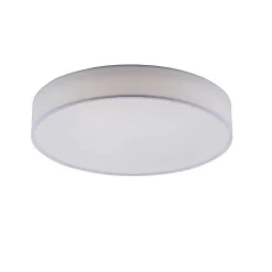 Plafonnier Trio Leuchten Wiz Diamo Led Blanc, 1 Lumiere, Telecommandes, Changeur De Couleurs