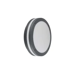 Plafonnier Trio Piave Led Anthracite, 1 Lumiere, Detecteur De Mouvement