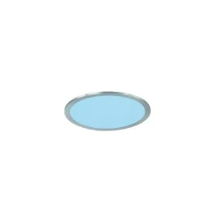 Plafonnier Trio Wiz Griffin Led Nickel Mat, 1 Lumiere, Telecommandes, Changeur De Couleurs