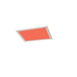 Plafonnier Trio Wiz Griffin Led Nickel Mat, 1 Lumiere, Telecommandes, Changeur De Couleurs