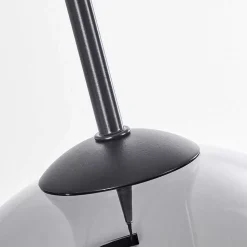 Plafonnier Verre 20 Cm Koyoto Clair, Fume, 4 Lumieres