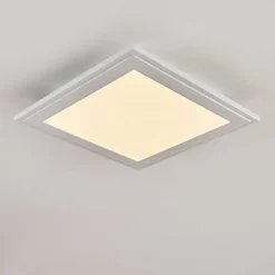 Plafonnier Voisines Led Blanc, 1 Lumiere, Telecommandes, Changeur De Couleurs