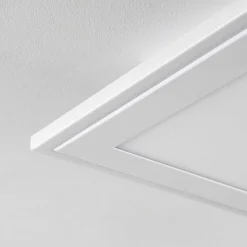 Plafonnier Voisines Led Blanc, 1 Lumiere, Telecommandes, Changeur De Couleurs