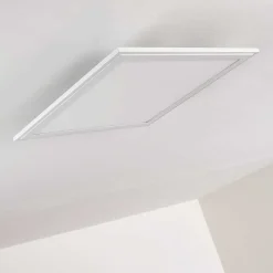 Plafonnier Voisines Led Blanc, 1 Lumiere, Telecommandes, Changeur De Couleurs