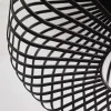 Plafonnier Wemude Noir, 1 Lumiere