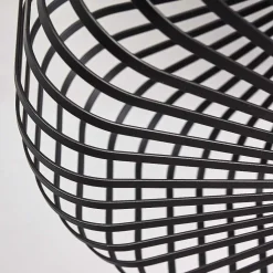 Plafonnier Wemude Noir, 1 Lumiere