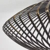 Plafonnier Wemude Noir Dore, 1 Lumiere