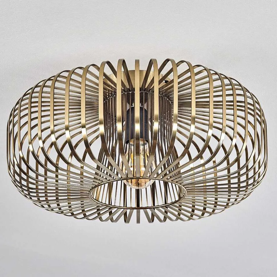 Plafonnier Wemude Vieux Laiton, 1 Lumiere