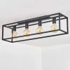 Plafonnier Wick Noir, 4 Lumieres