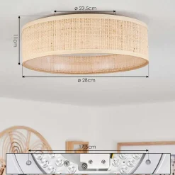 Plafonnier Wynona Led Blanc, 1 Lumiere