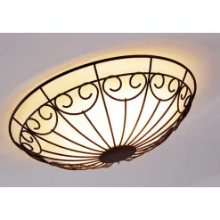 Plafonnier/Applique Murale Eglo Colti Brun, Brun Fonce, Rouille, Blanc, 2 Lumieres